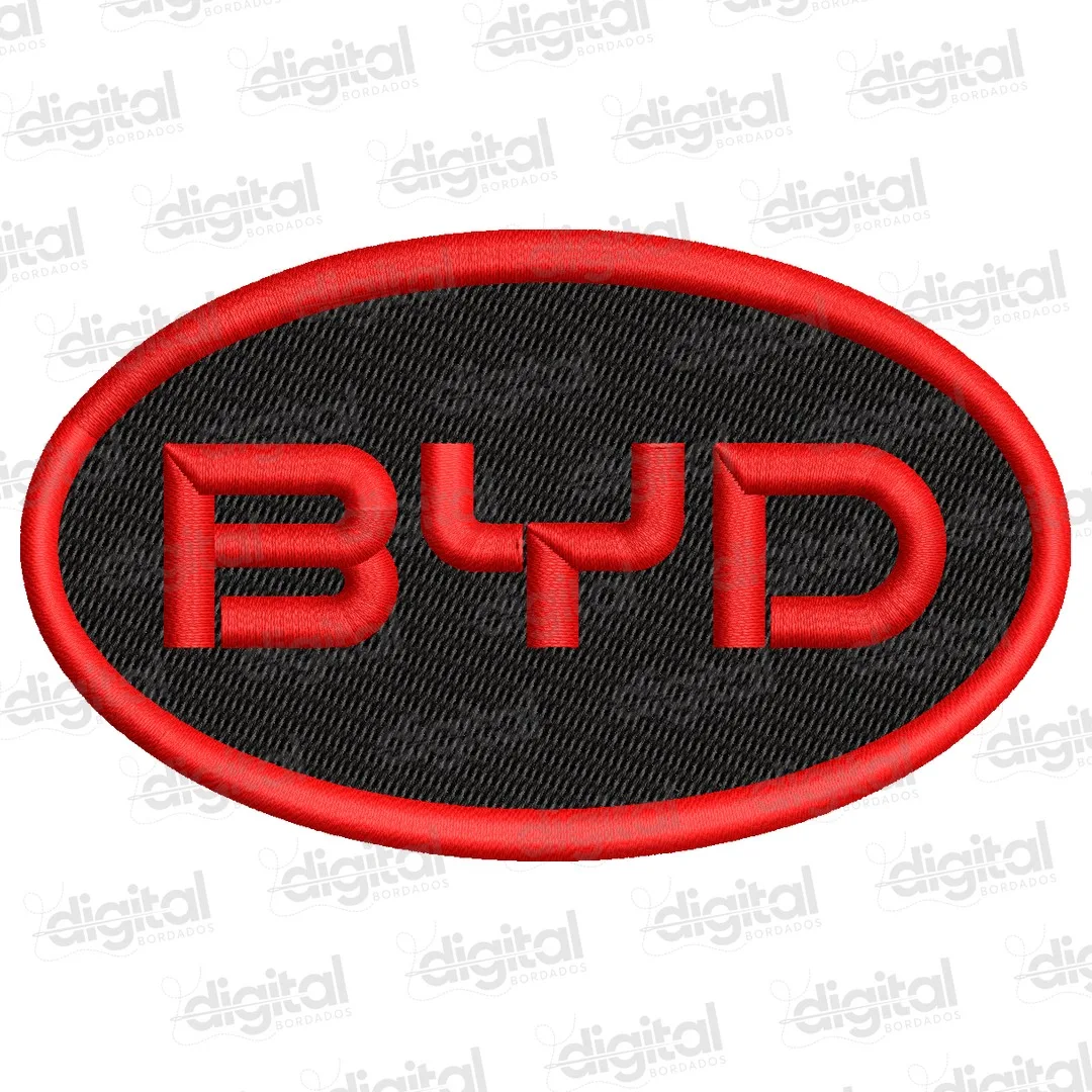Matriz Bordado Logo BYD 2