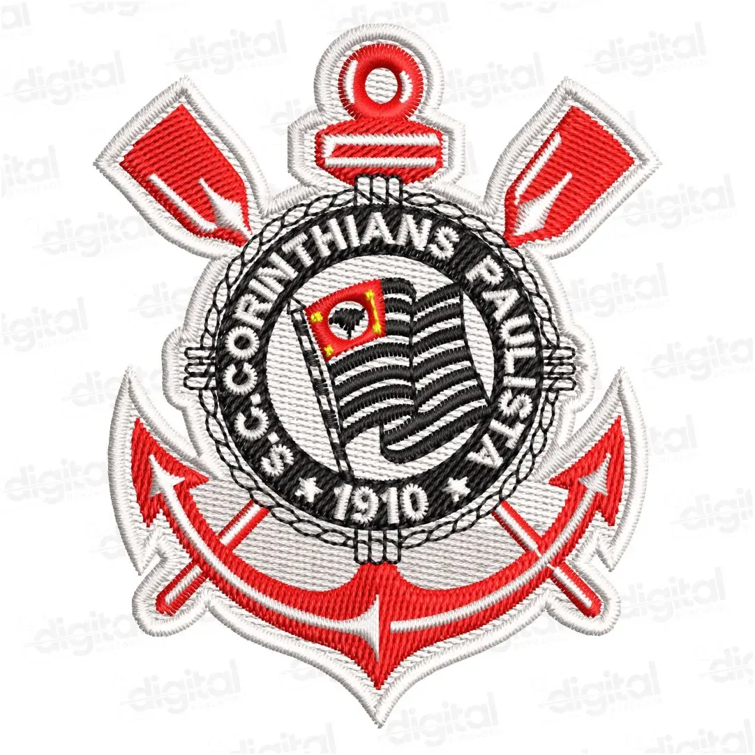 Matriz Bordado Logo Corinthians Oficial