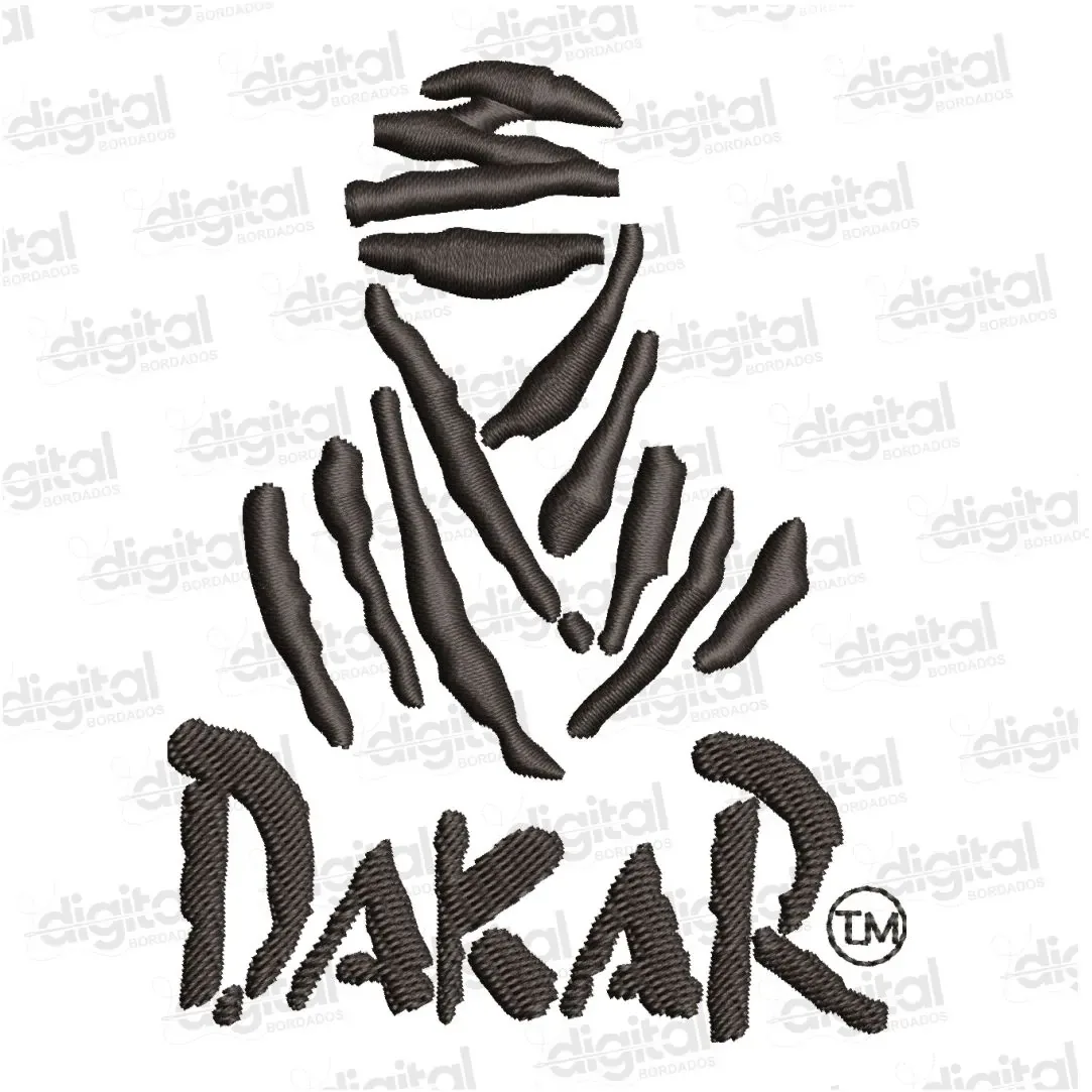 Matriz Bordado Logo Dakar
