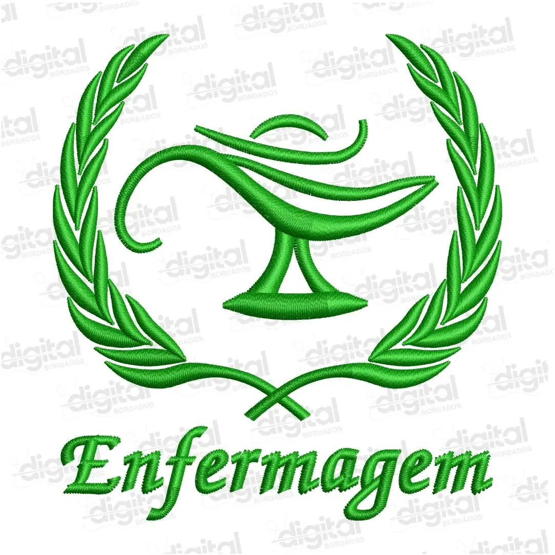 Matriz Bordado Logo Enfermagem 5