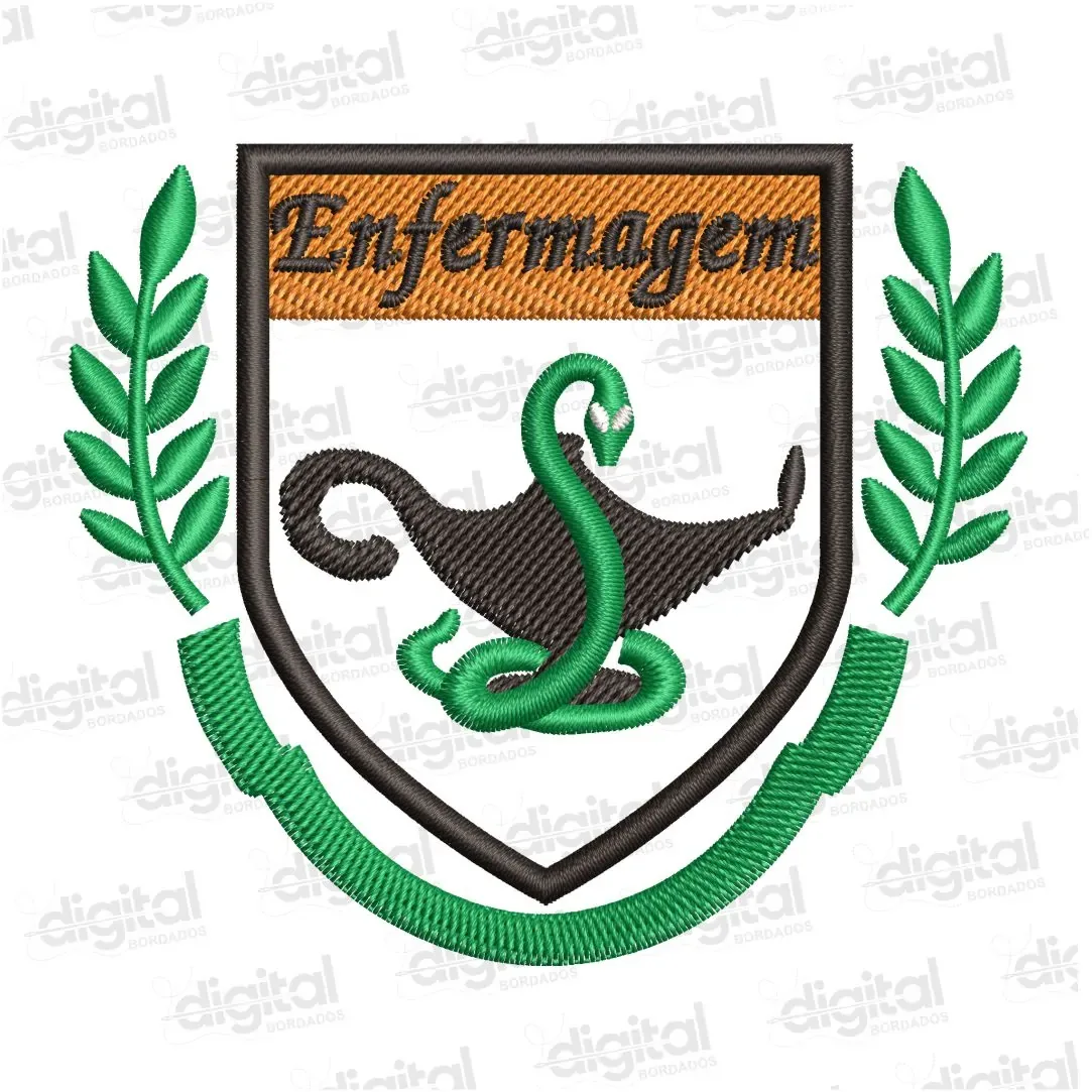 Matriz Bordado Logo Enfermagem 6