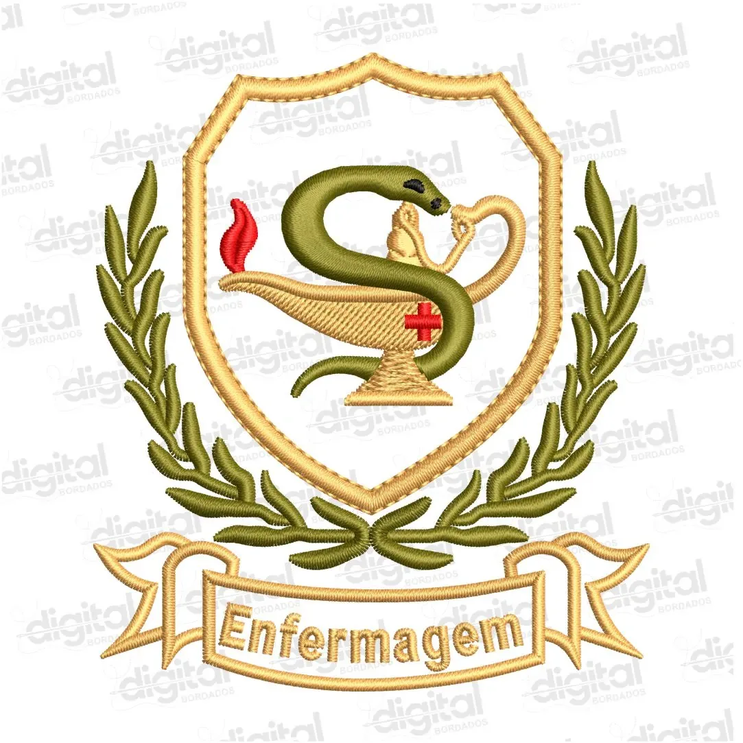 Matriz Bordado Logo Enfermagem 7