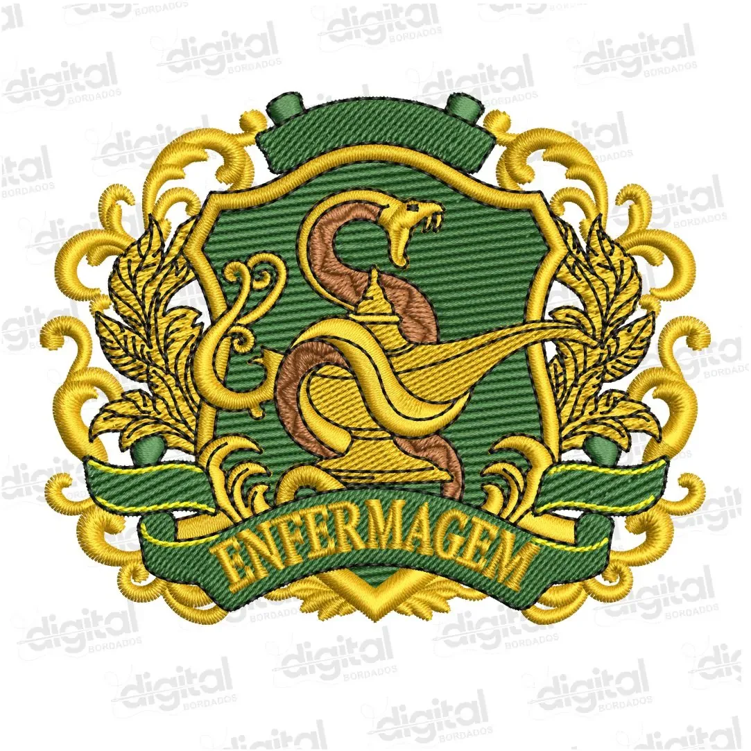 Matriz Bordado Logo Enfermagem 8