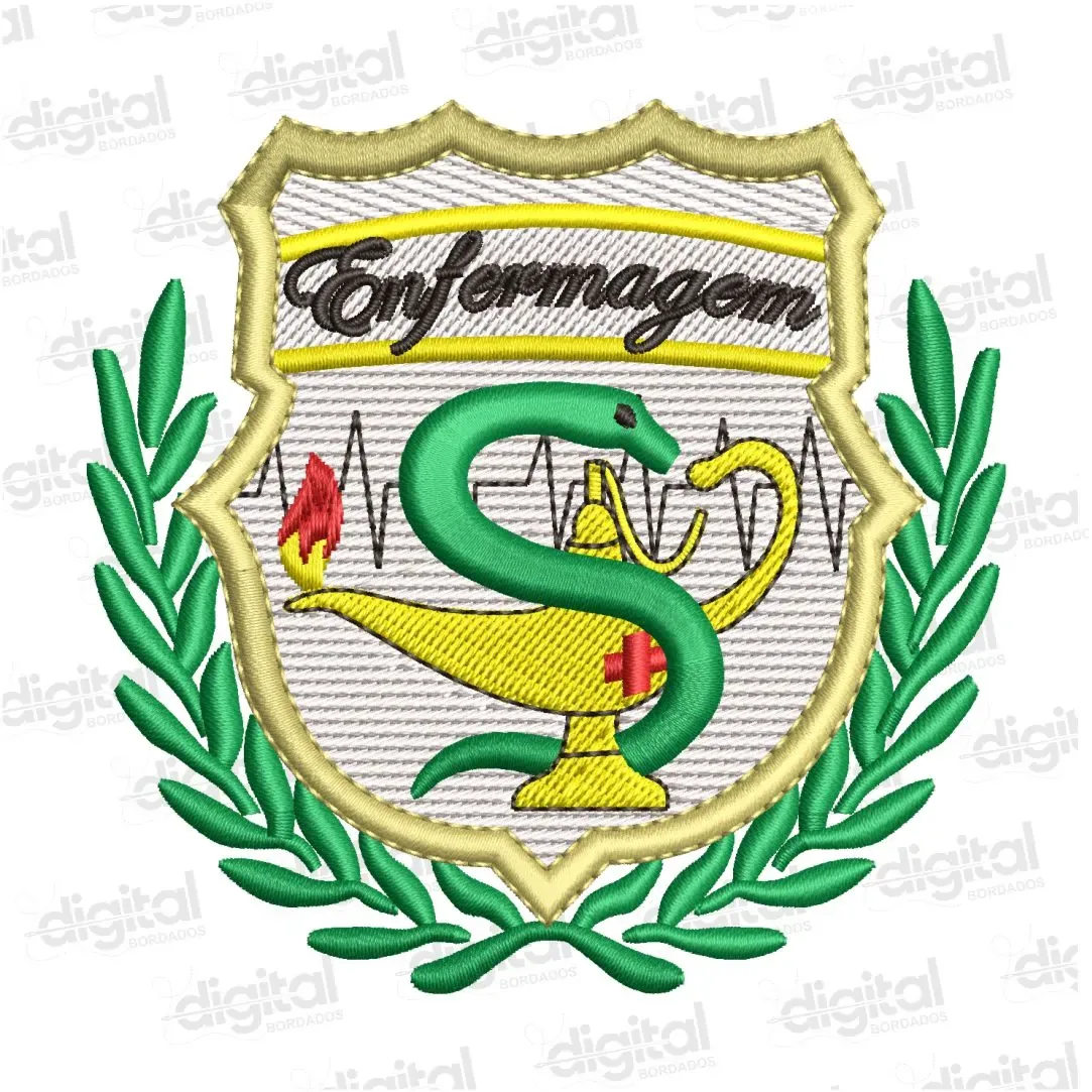Matriz Bordado Logo Enfermagem 9