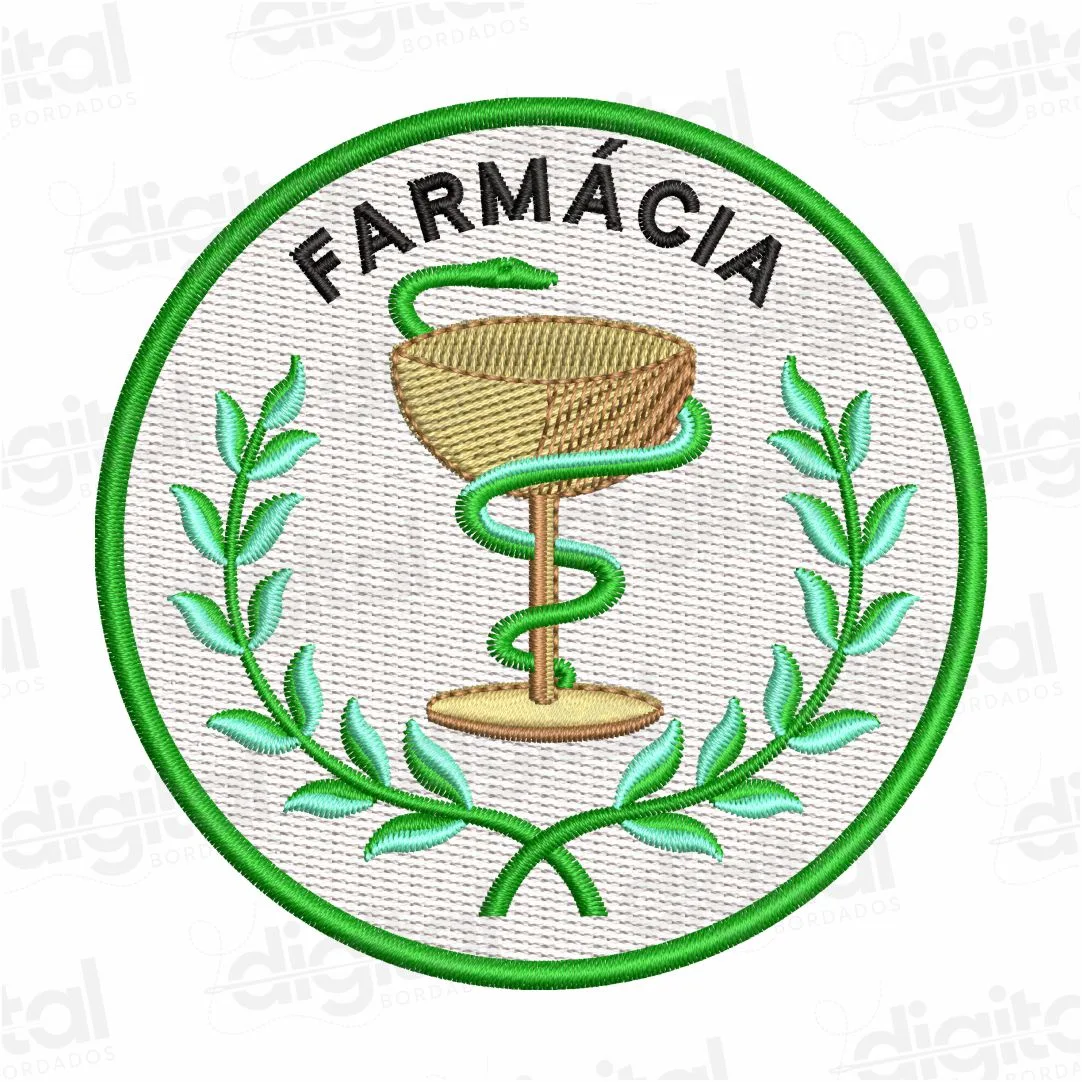Matriz Bordado Logo Farmácia 2