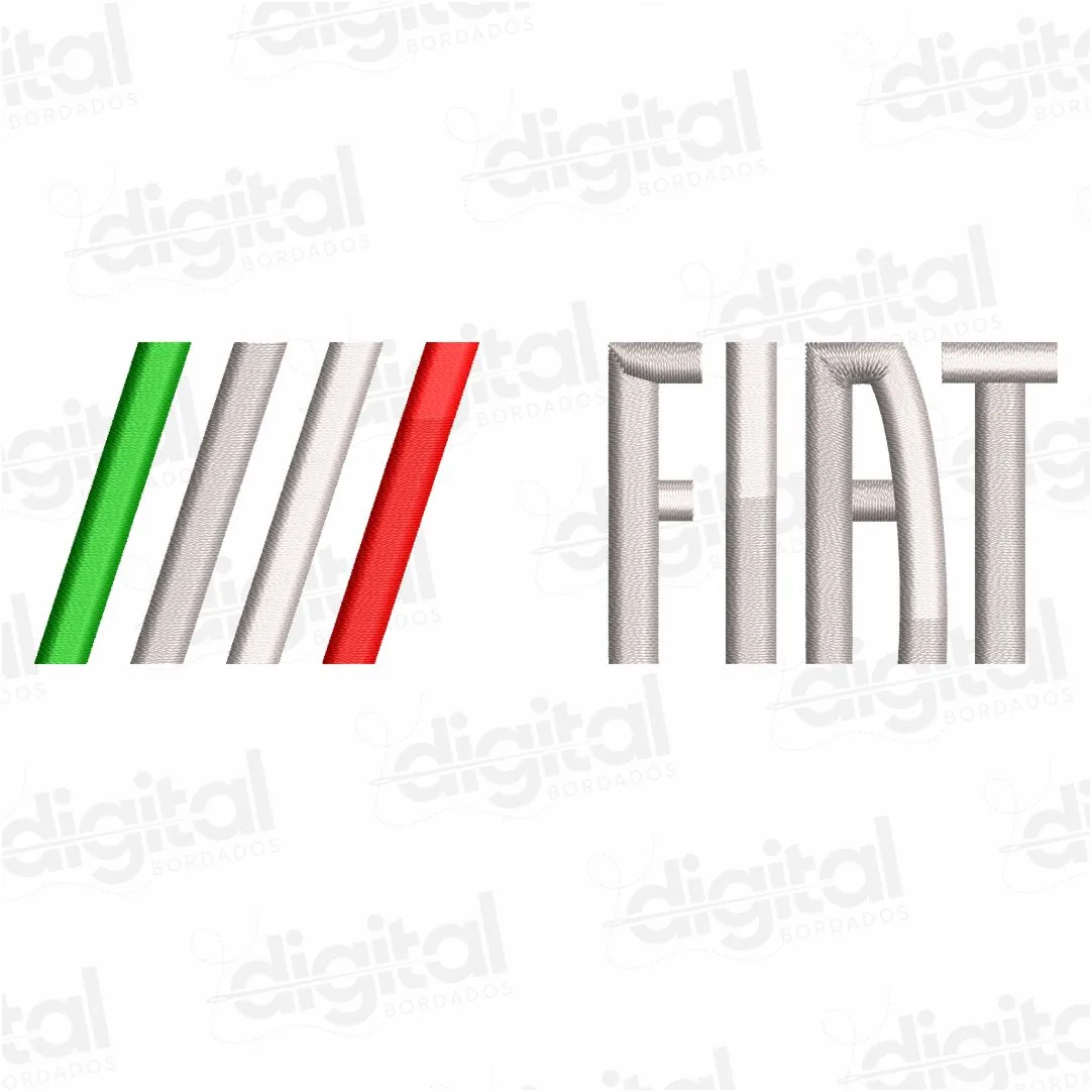 Matriz Bordado Logo Fiat 2024