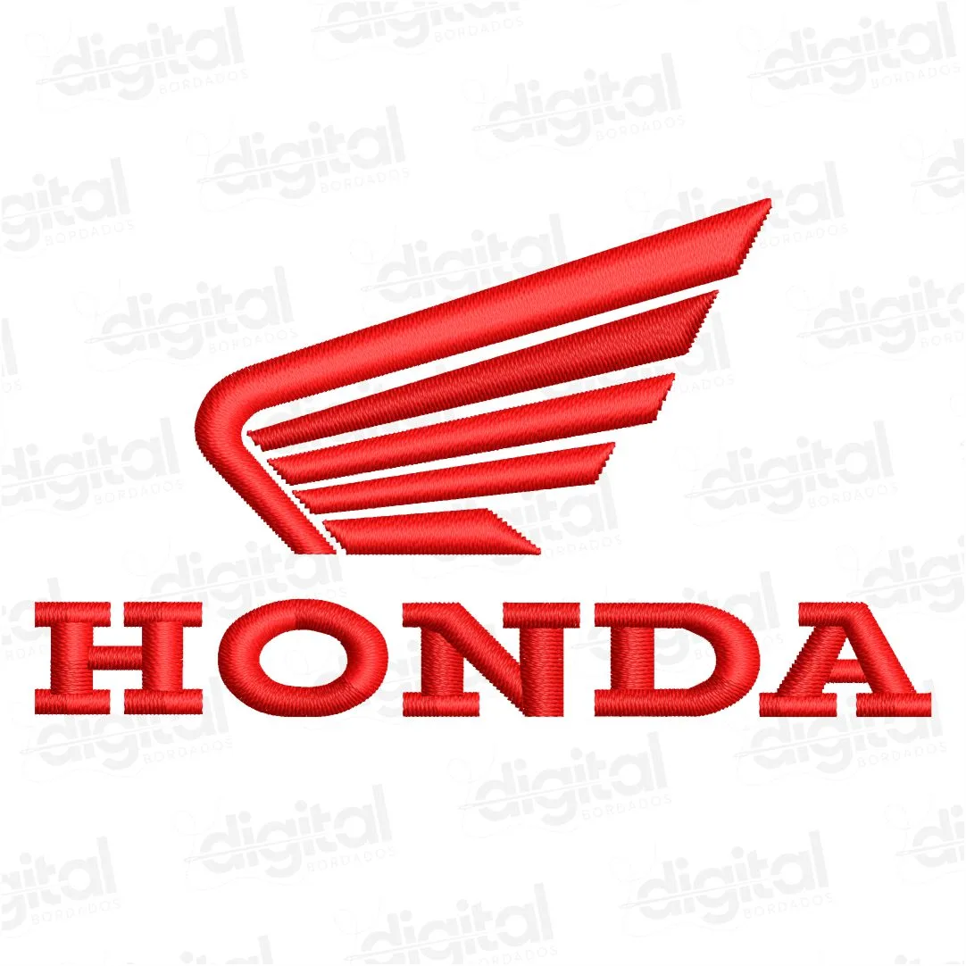 Matriz Bordado Logo Honda