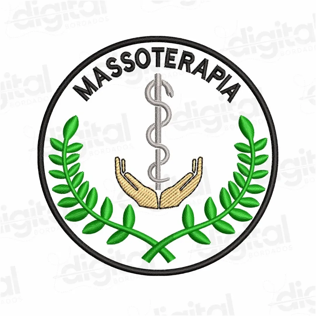 Matriz Bordado Logo Massoterapia 1