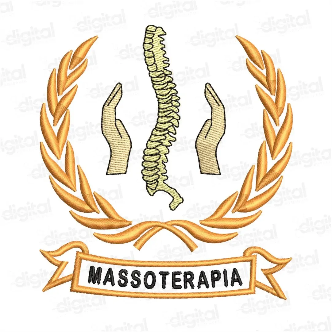 Matriz Bordado Logo Massoterapia 3