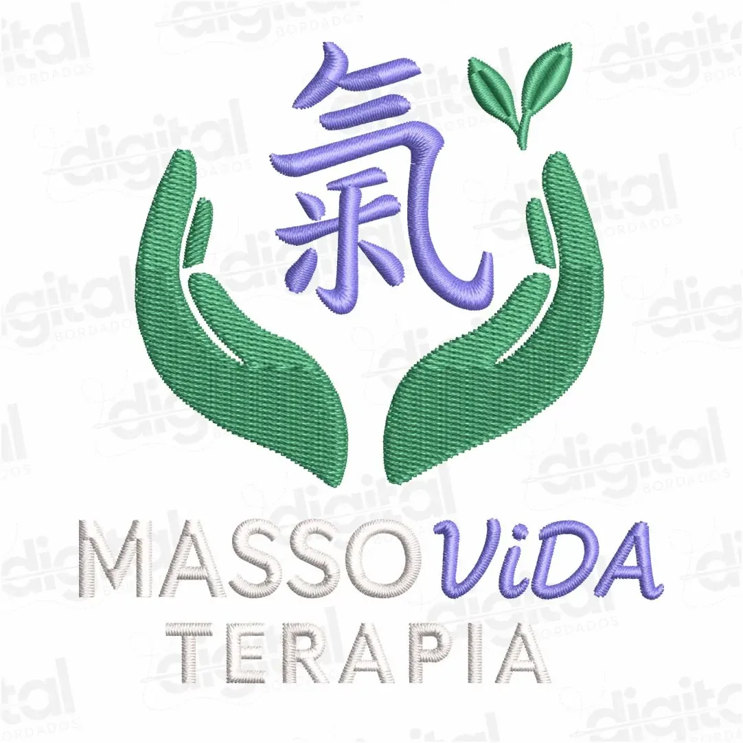 Matriz Bordado Logo Massoterapia 4