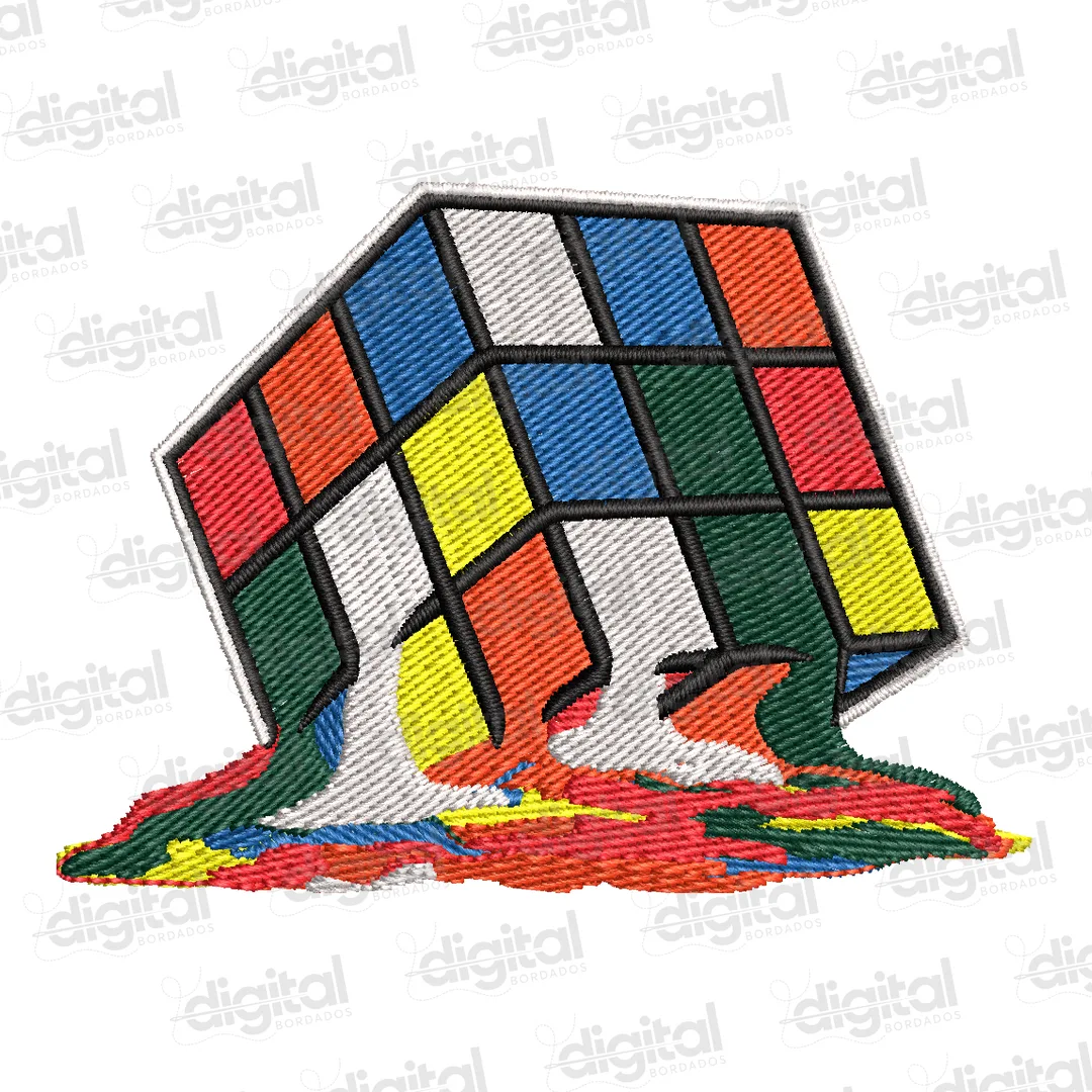 Matriz Bordado Cubo Mágico