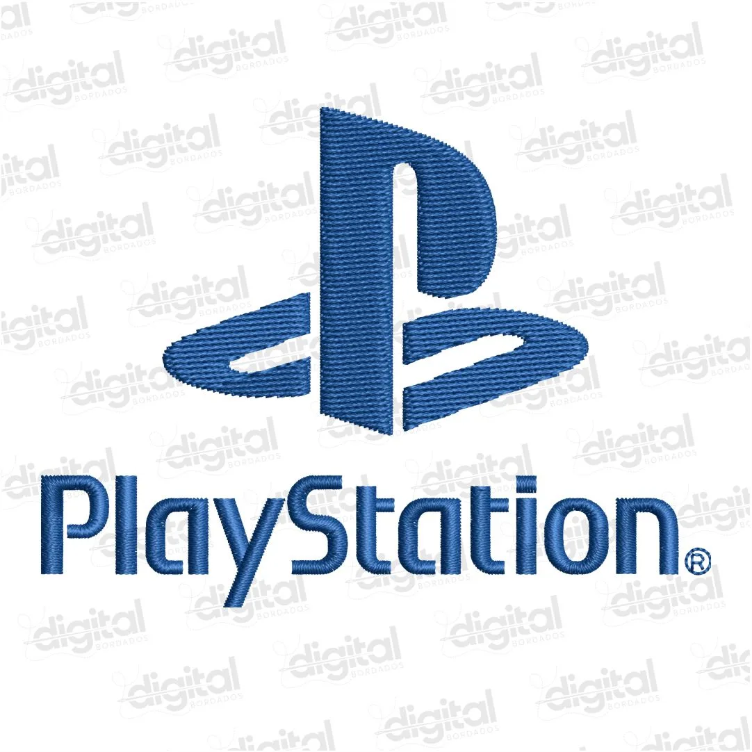 Matriz Bordado Logo Playstation