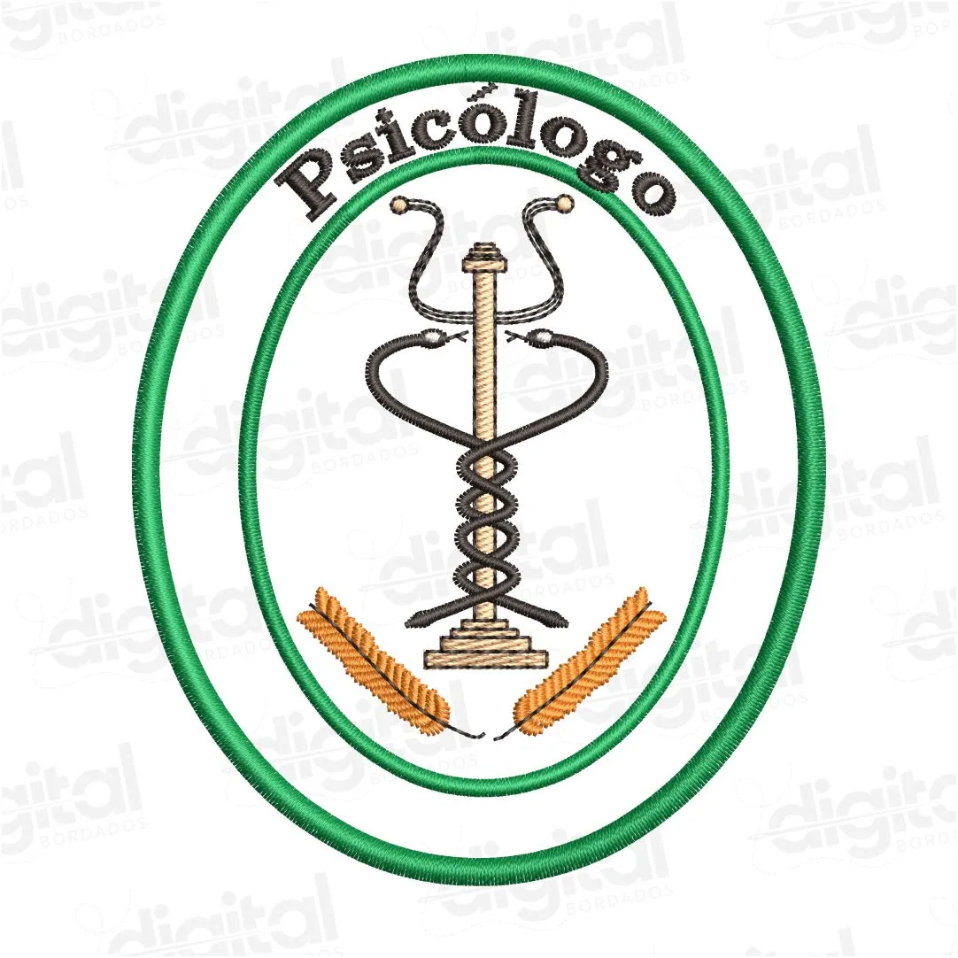 Matriz Bordado Logo Psicólogo