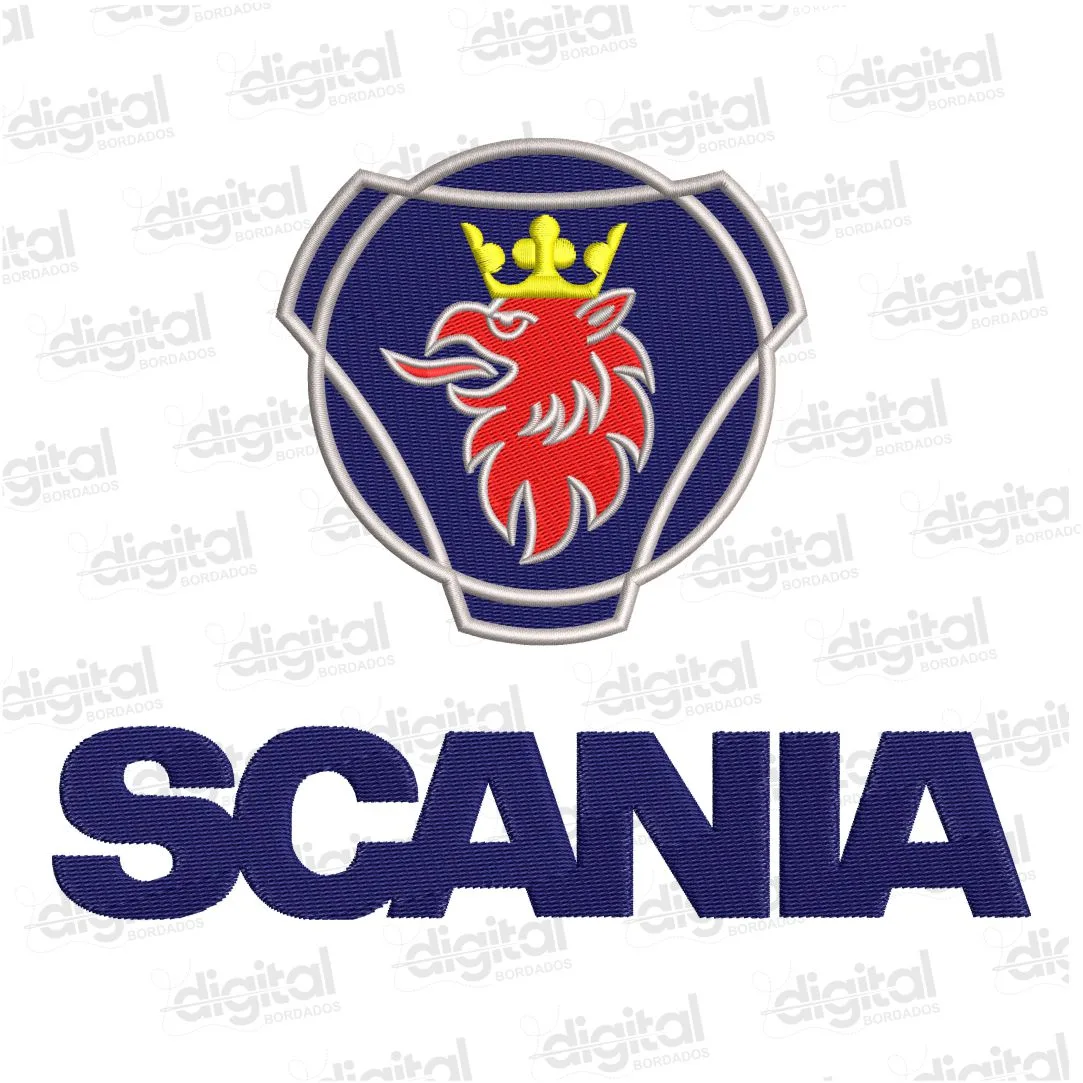 Matriz Bordado Logo Scania