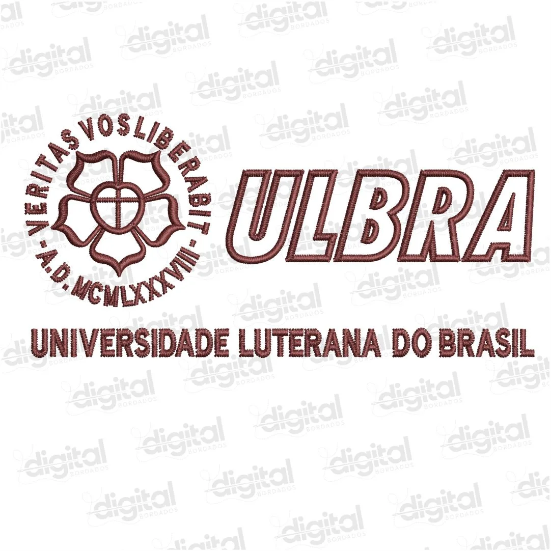 Matriz Bordado Logo Ulbra Veritas 2