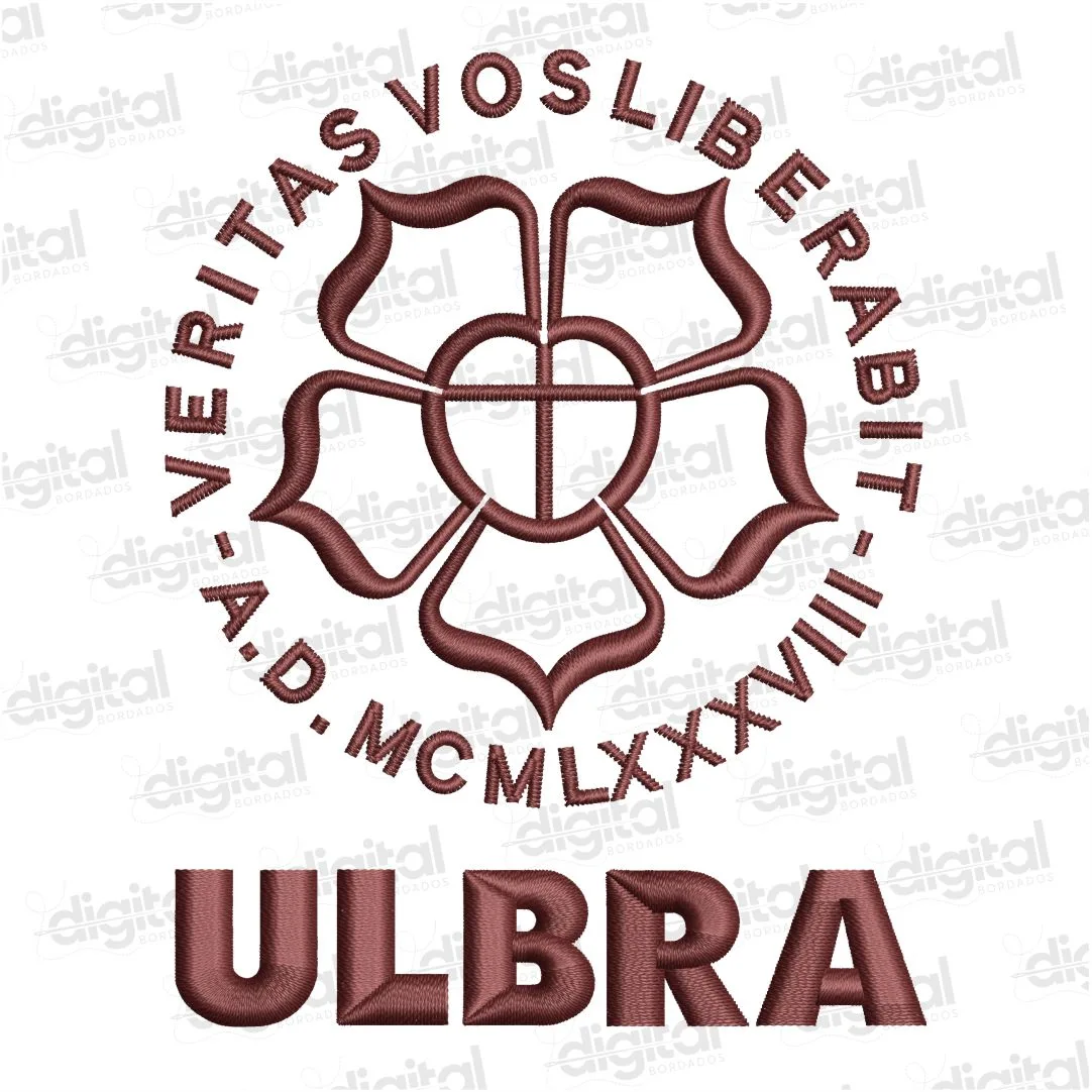 Matriz Bordado Logo Ulbra Veritas