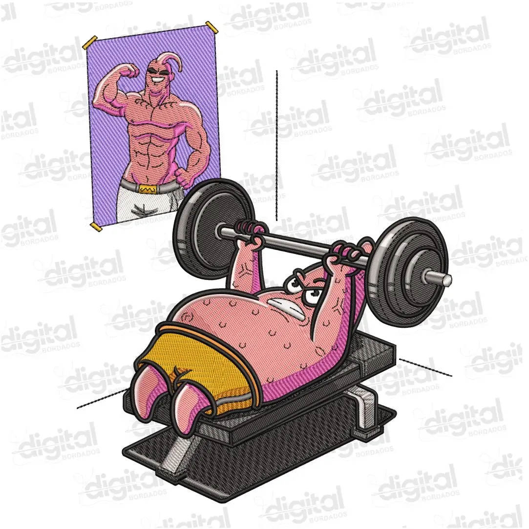 Matriz Bordado Majin Boo Academia