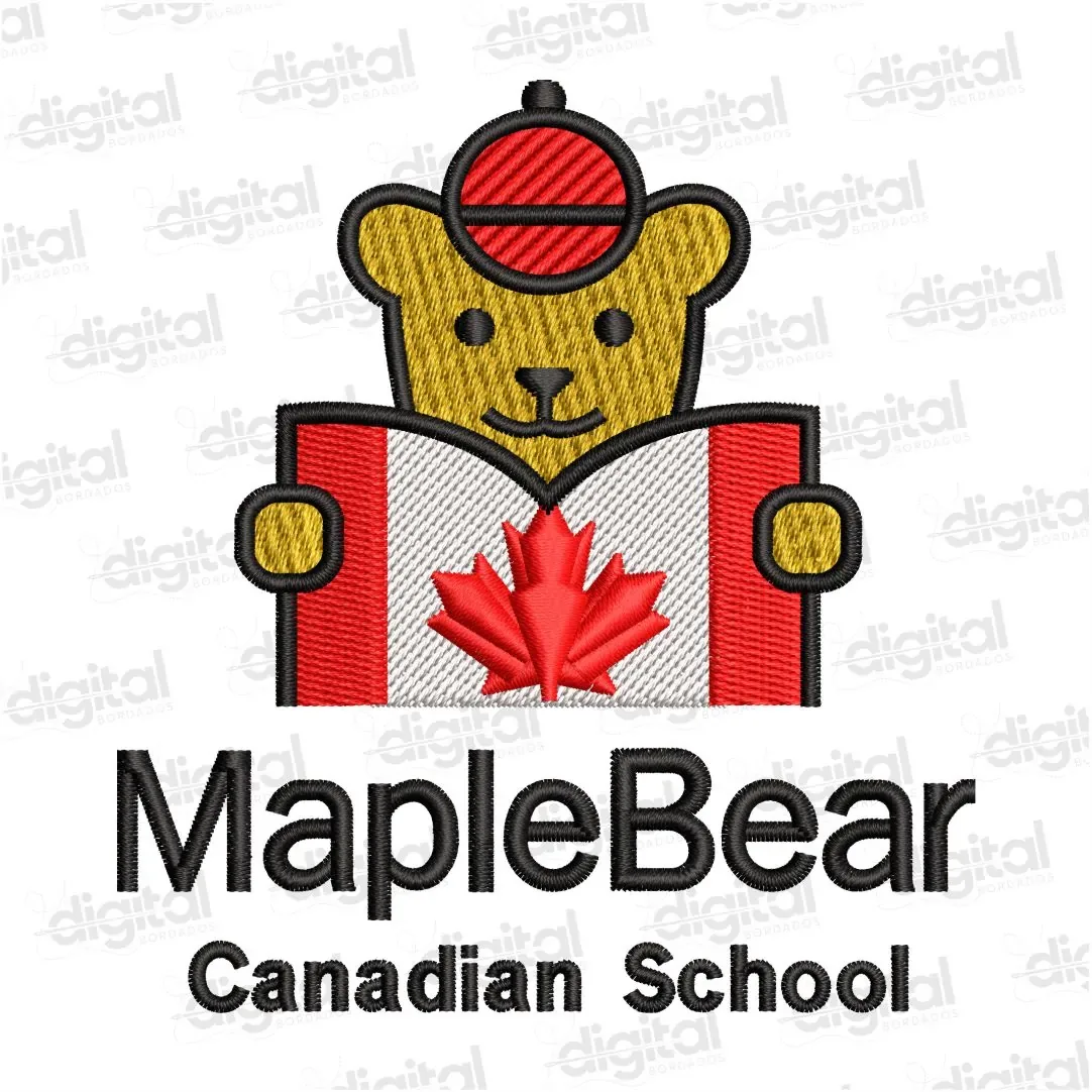 Matriz Bordado Maple Bear Canadian School 2