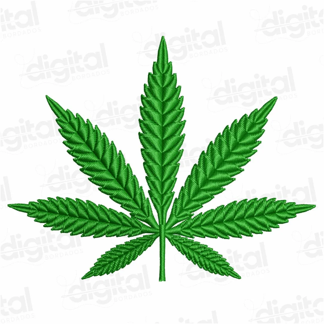 Matriz Bordado Marijuana 1