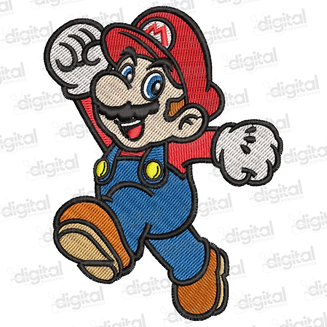 Matriz Bordado Mario Bros One
