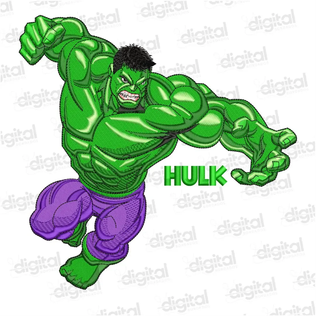 Matriz Bordado Marvel Hulk