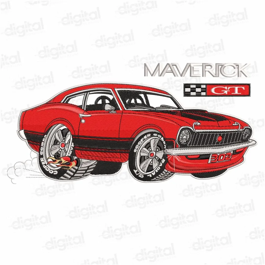 Matriz Bordado Maverick GT