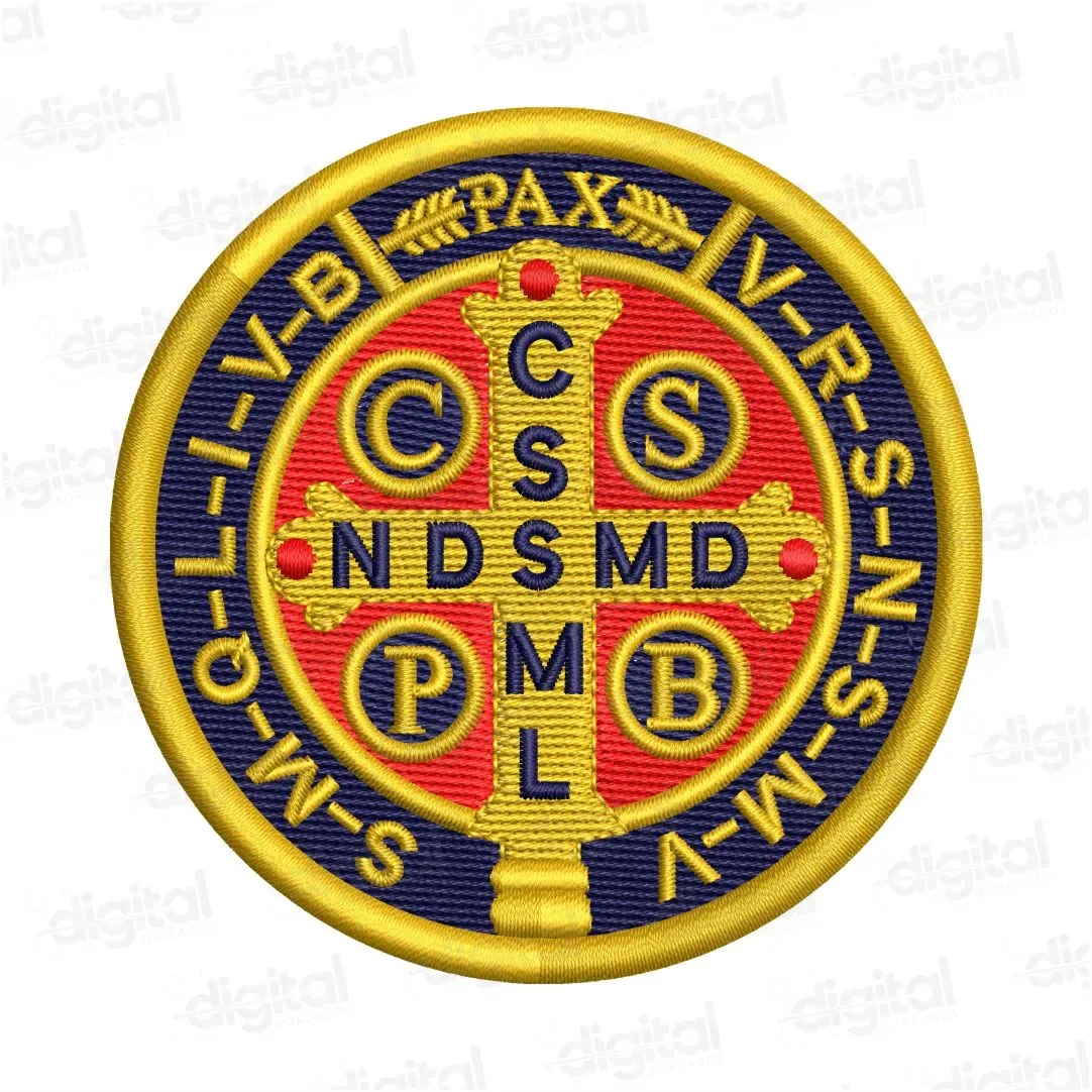 Matriz Bordado Medalha de São Bento