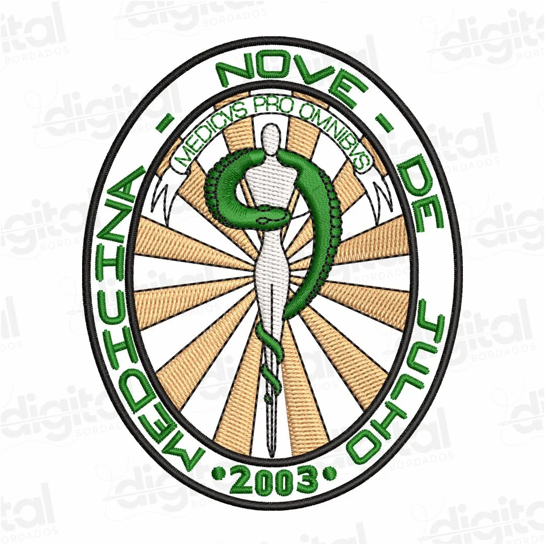 Matriz Bordado Medicina Nove de Julho 2