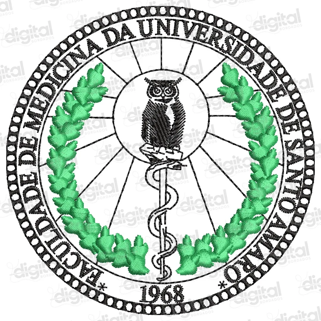 Matriz Bordado Medicina Santo Amaro
