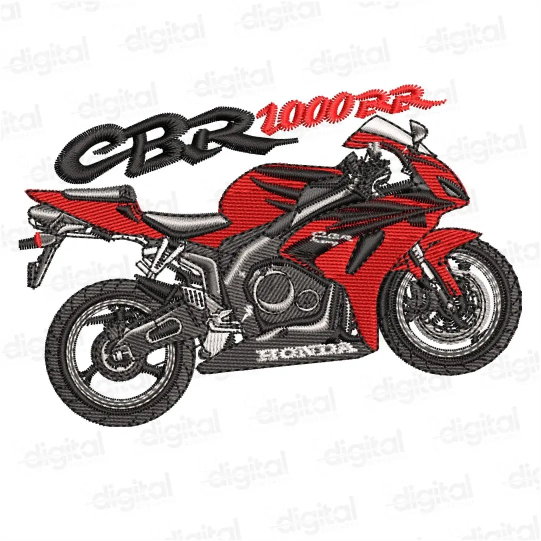Matriz Bordado Moto Honda 12CM