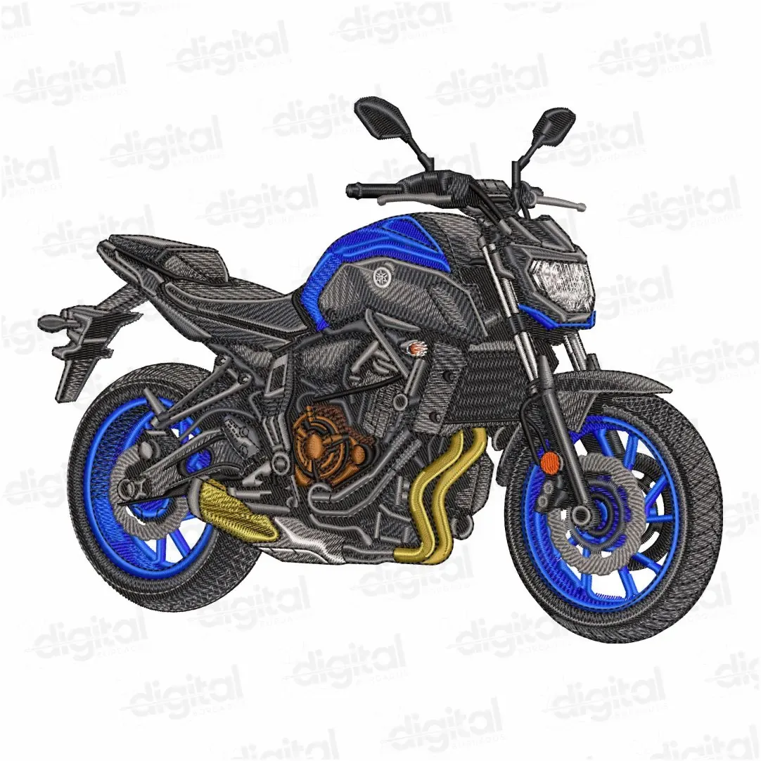 Matriz Bordado Moto Yamaha MT07