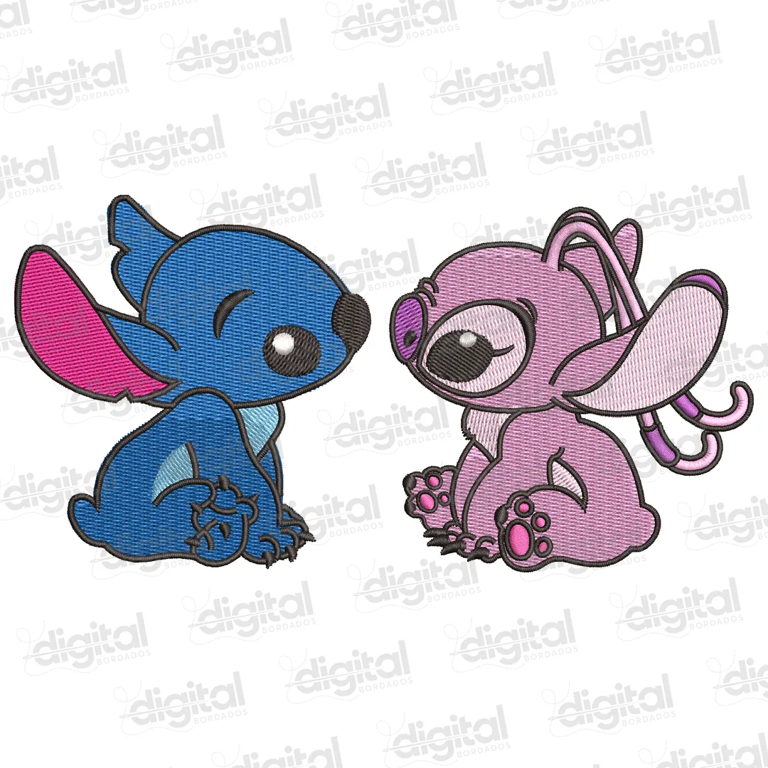 Matriz Bordado Lilo Stitch Love