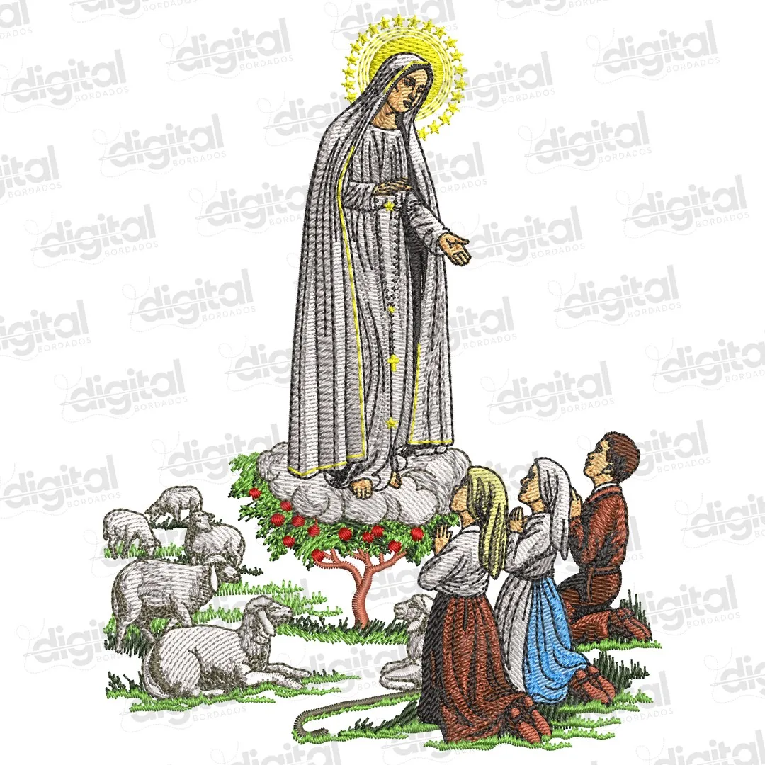Matriz Bordado Nossa Senhora de Fátima
