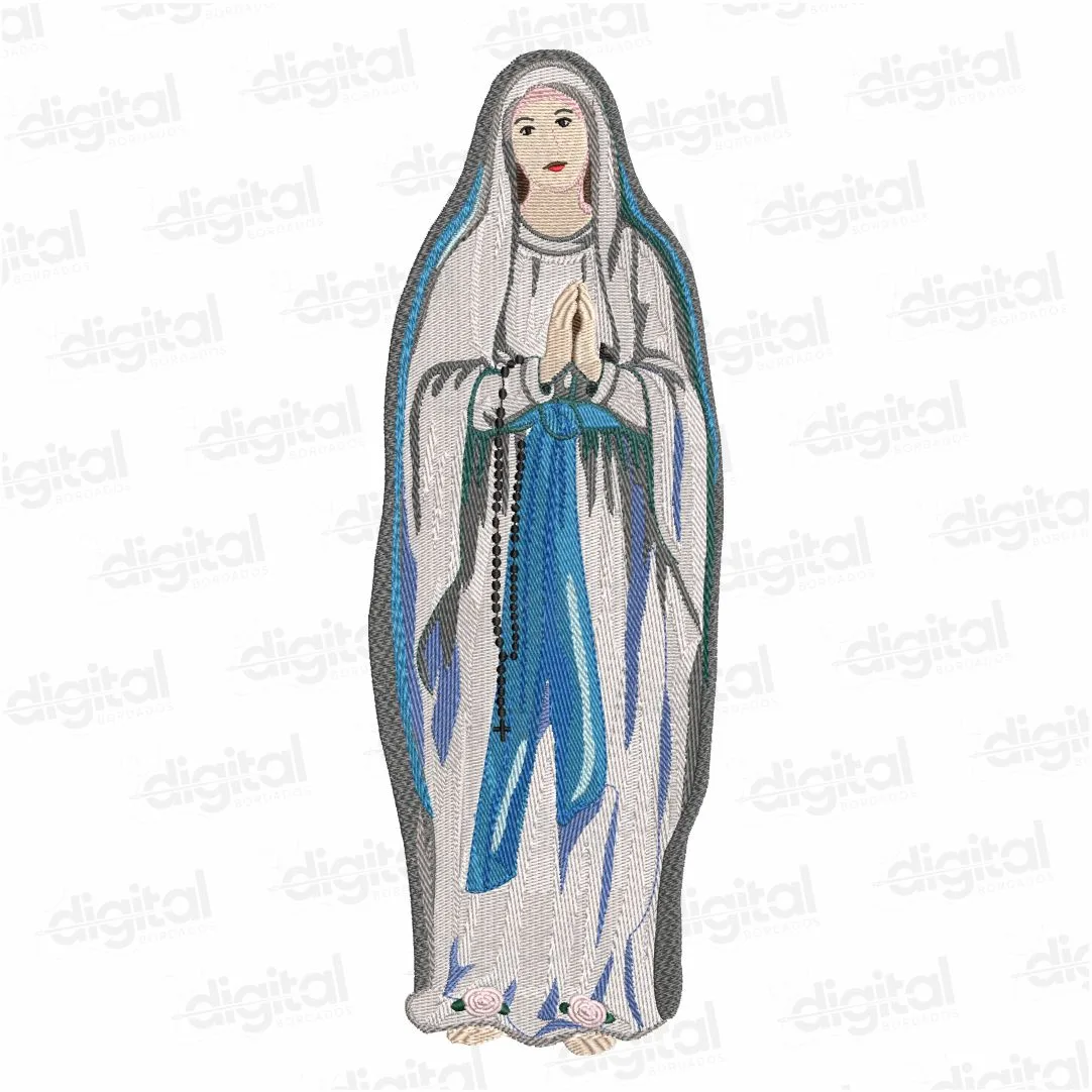 Matriz Bordado Nossa Senhora de Lourdes