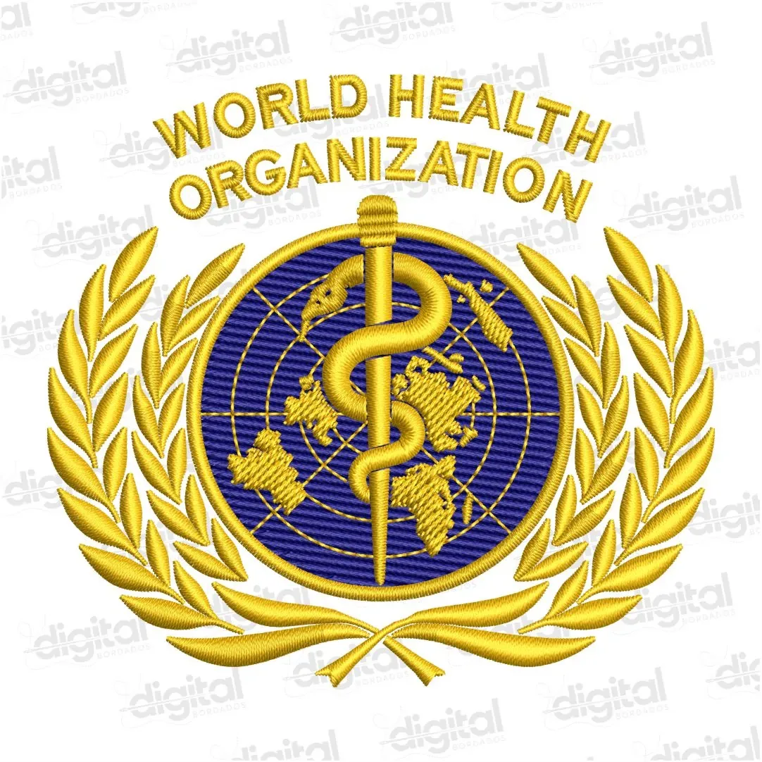 Matriz Bordado Organização Mundial da Saúde OMS