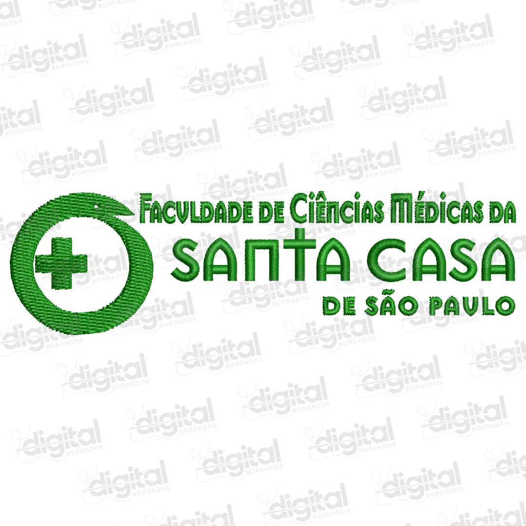 Matriz Bordado Faculdade Santa Casa de SP