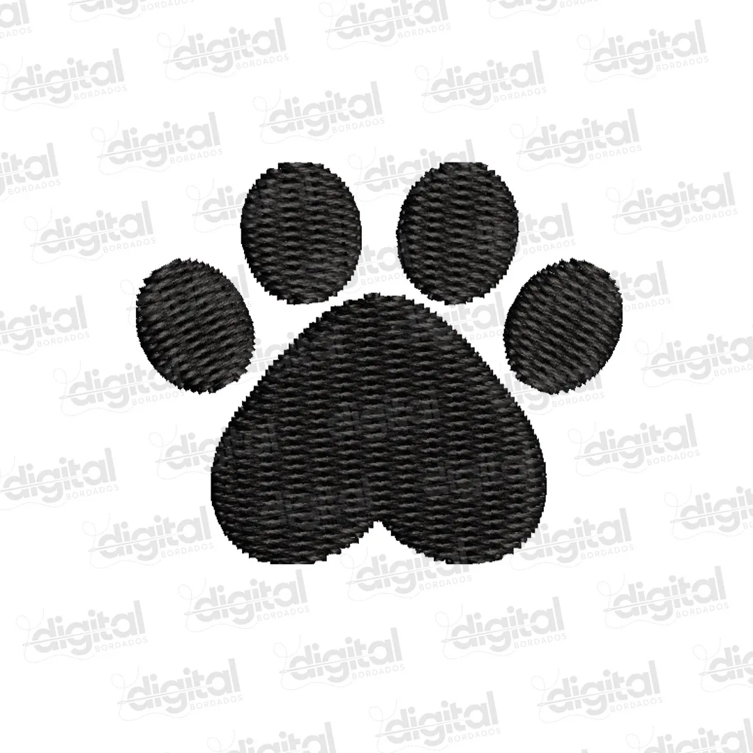 Matriz Bordado Patinha Animal