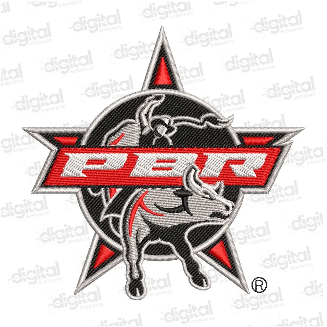 Matriz Bordado PBR Professional Bull Riders