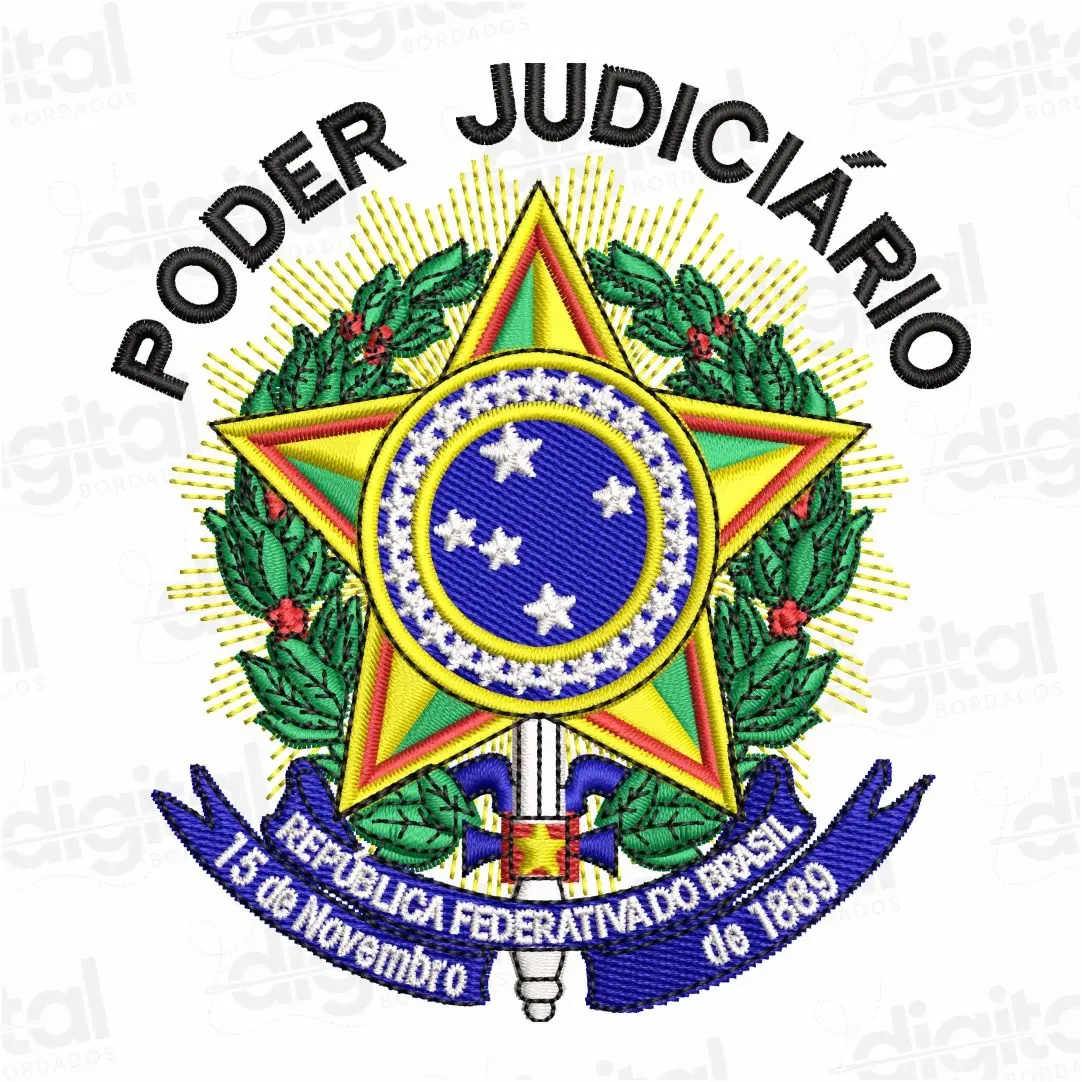 Matriz Bordado Poder Judiciário