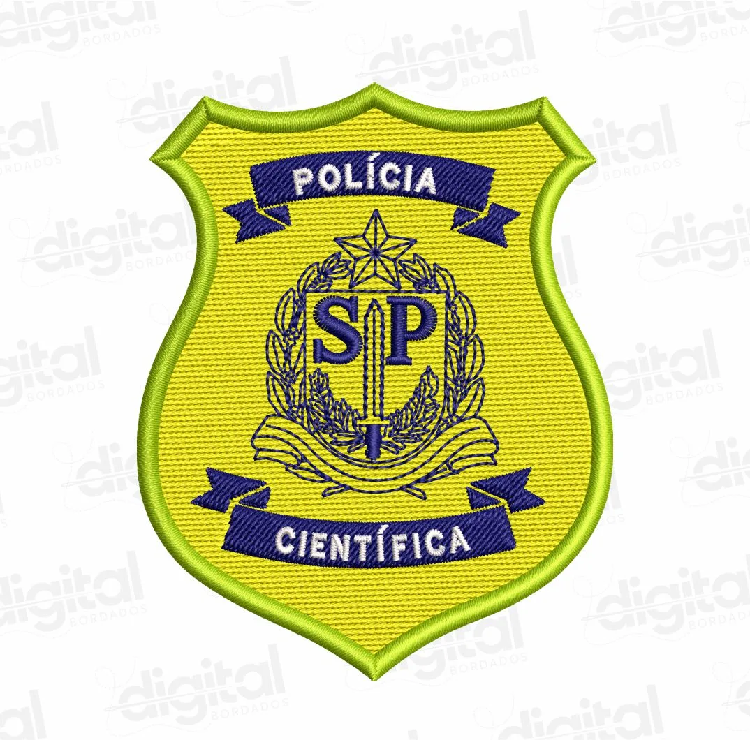 Matriz Bordado Polícia Cientifica SP