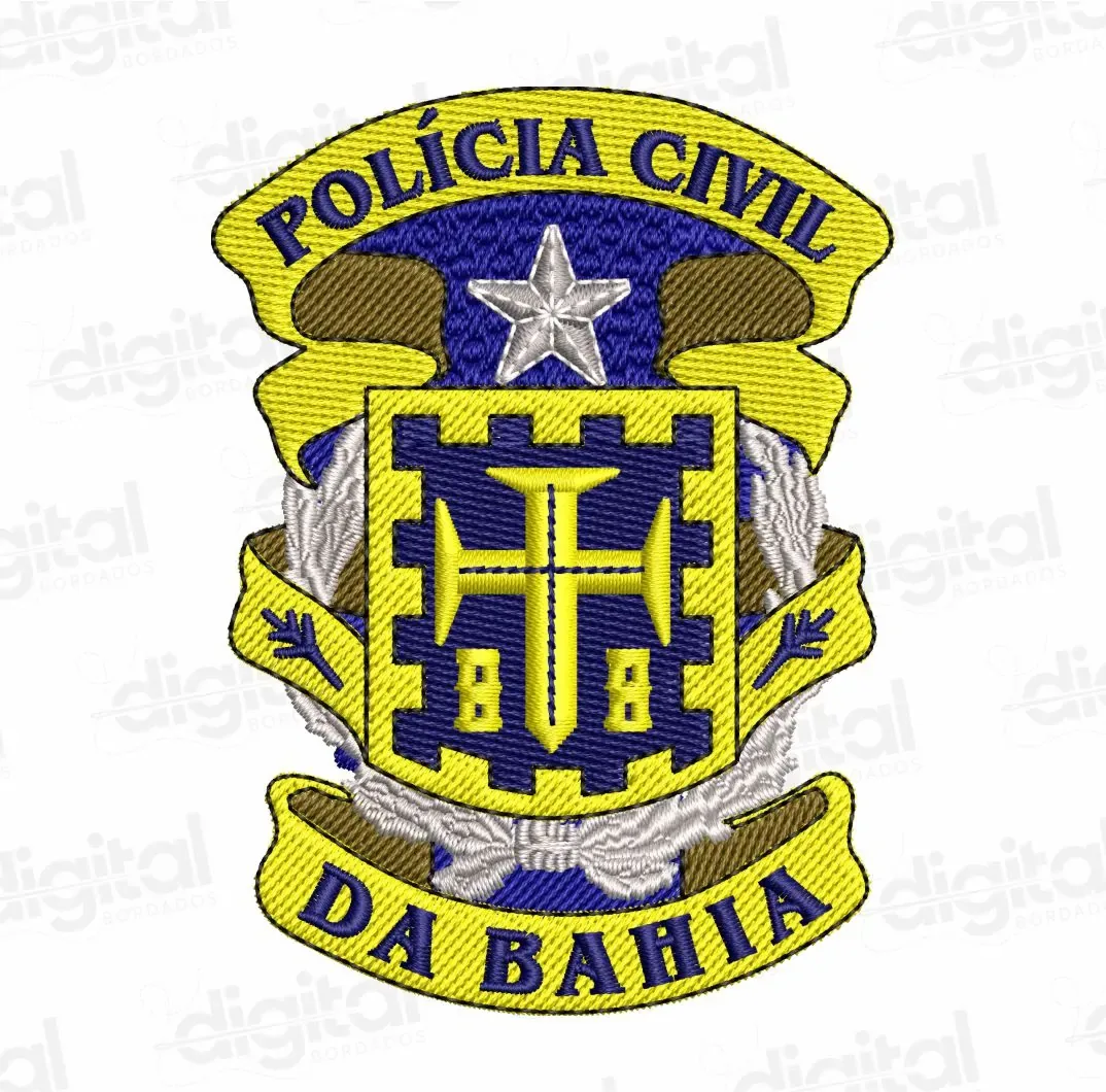 Matriz Bordado Polícia Civil BA 2
