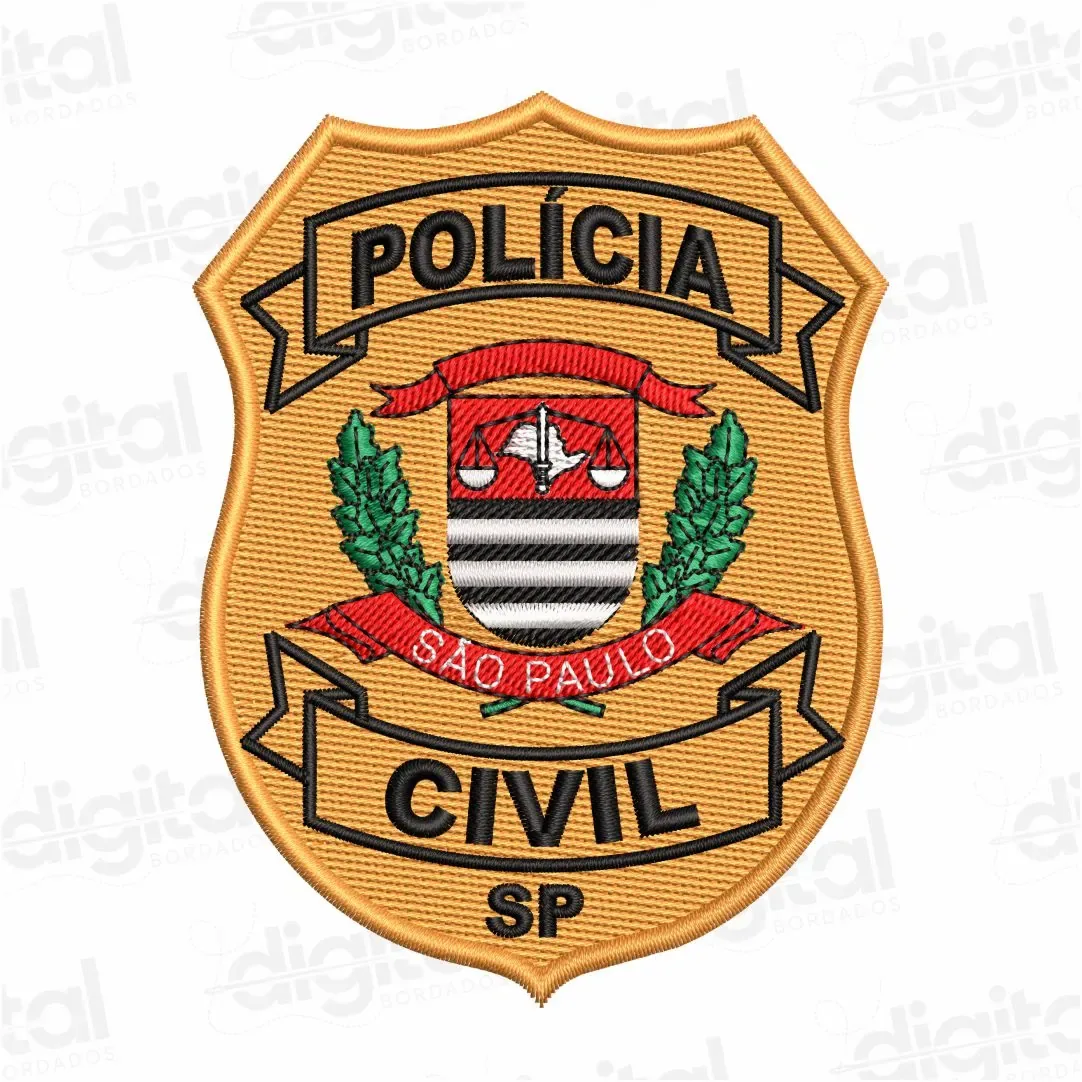 Matriz Bordado Polícia Civil de São Paulo