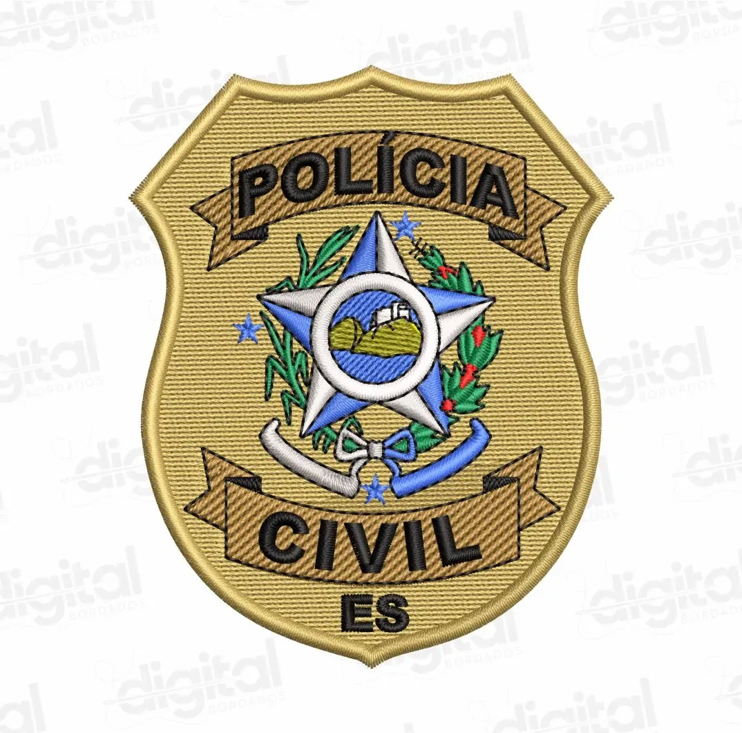 Matriz Bordado Polícia Civil Es