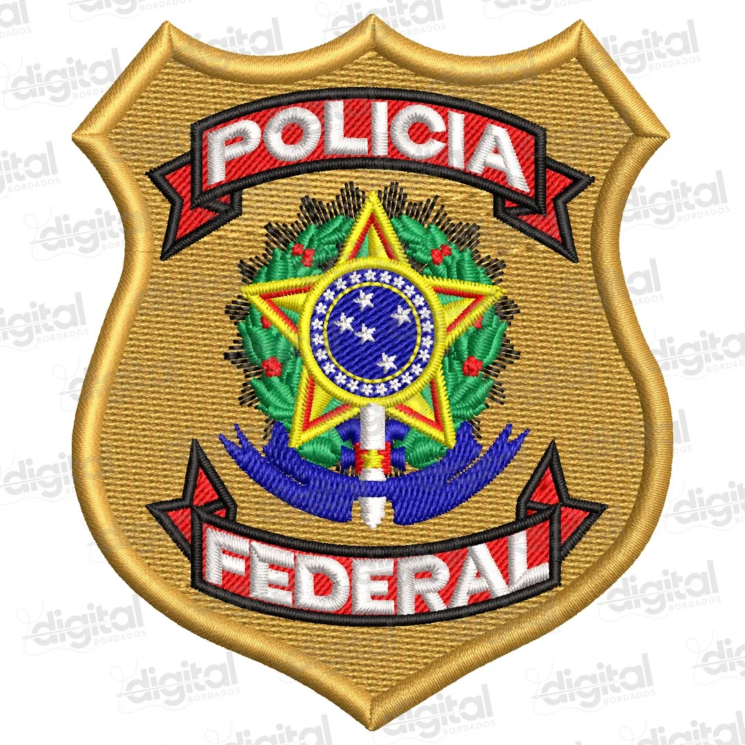 Matriz Bordado Polícia Federal