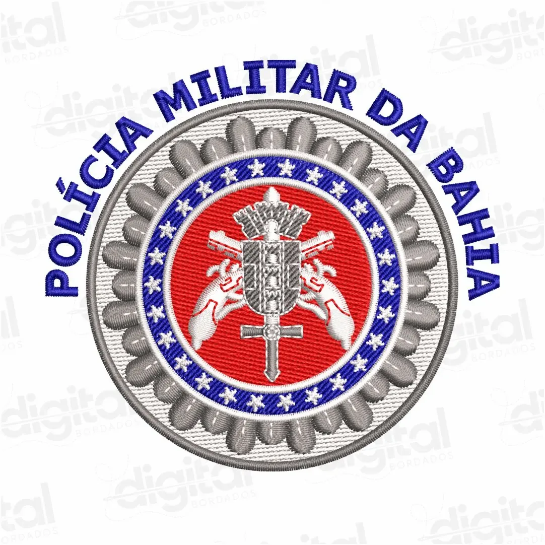 Matriz Bordado Polícia Militar da Bahia