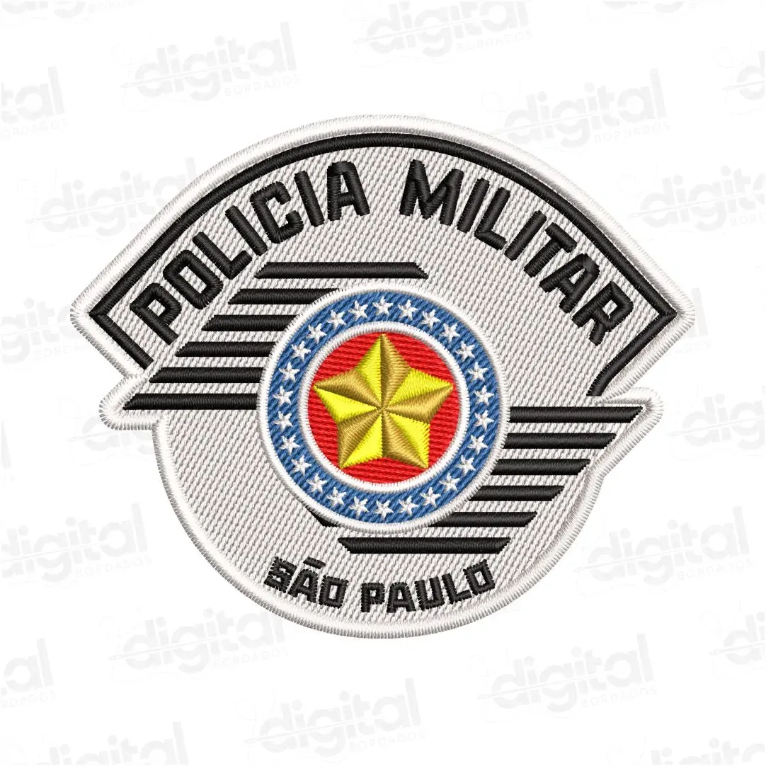 Matriz Bordado Polícia Militar de SP
