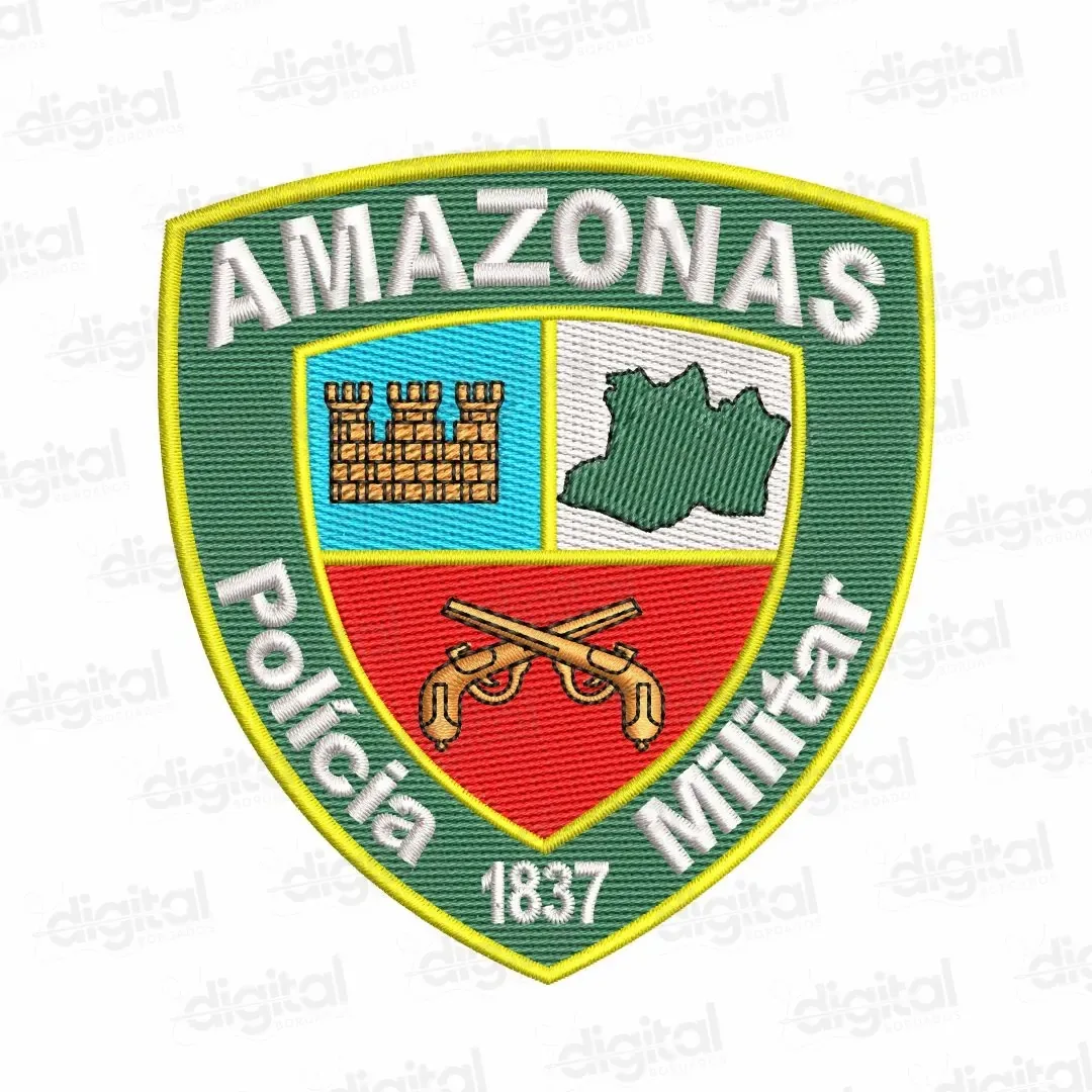 Matriz Bordado Polícia Militar do Amazonas
