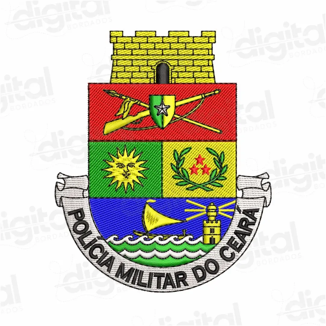 Matriz Bordado Polícia Militar do Ceará