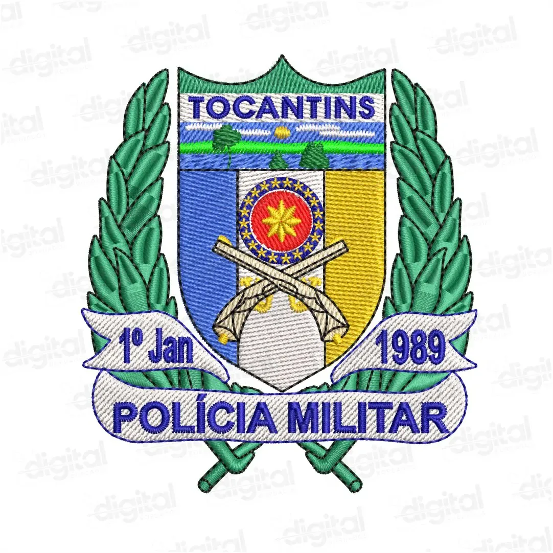Matriz Bordado Polícia Militar do Tocantins
