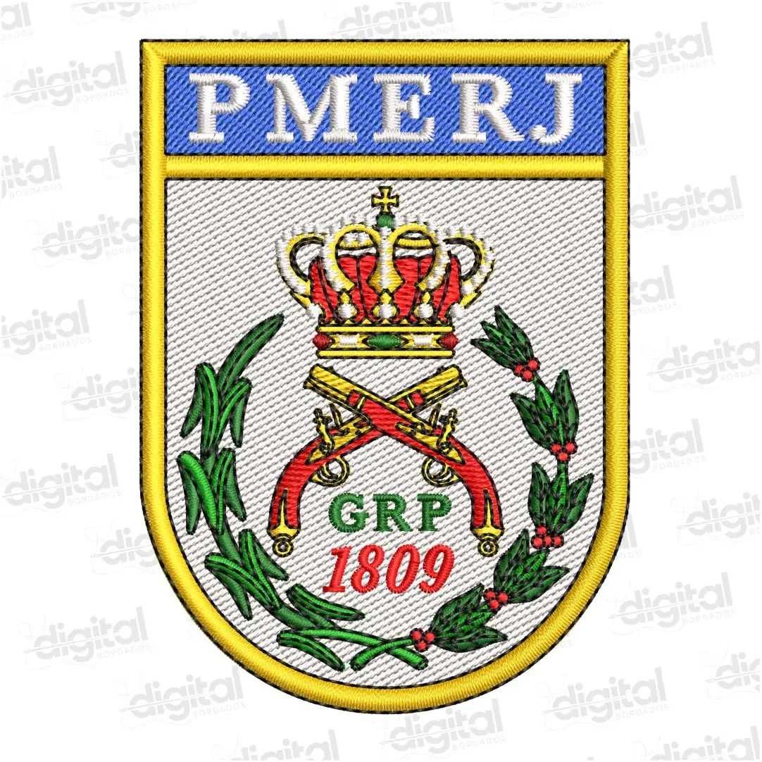 Matriz Bordado Policia Militar RJ - PMERJ